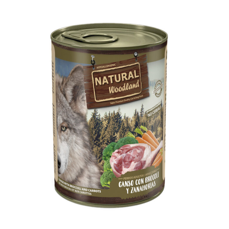 Natural Greatness Ganso con Brocoli y Zanahoria lata para perros, , large image number null