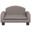 vidaXL Cama para perros de tela gris taupé 70x45x30 cm, , large indicador imagen numero 7