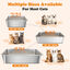 Nobleza Arenero de Acero Inoxidable para Gatos XXL &ndash; 70&times;50&times;15 cm, Borde Alto, Antideslizante &ndash; No Absorbe Olores &ndash; Ideal para Gatos Muy Grandes y M&uacute;ltiples Mascotas, , large indicador imagen numero 9