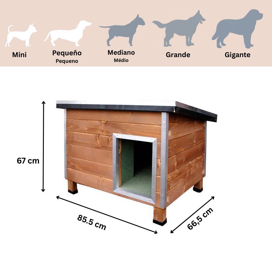 TK-Pet Nevada Caseta de Madera para perros, , large Imagen numero 3