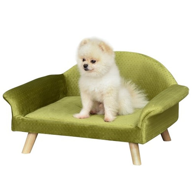 Sofá para mascotas con cojín acolchado color Latón, , large image number null