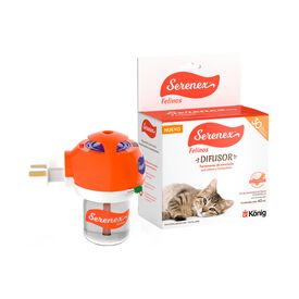 König Serenex® Difusor Con Feromonas Para Gatos - Difusor + Recambio 40 Ml