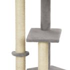 Rascador con postes de sisal para gatos color Gris, , large image number null
