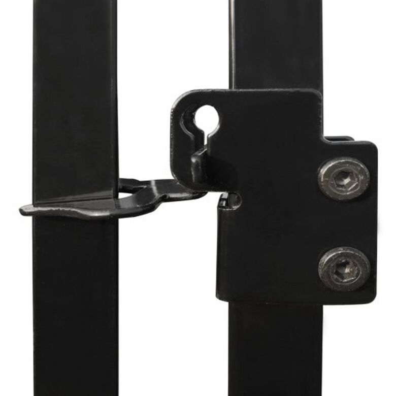 Perrera cubierta de acero color Negro thumbnail