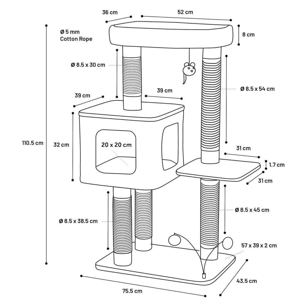 Rascador Para Gatos, , large Imagen numero 3