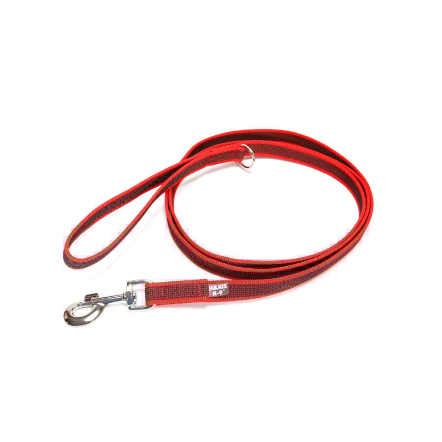 Julius K9 Correa de Adiestramiento Engomada Roja para perros thumbnail