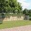 vidaXL Jaula de perros con puerta acero galvanizado gris 10x2x1,5 m, , large indicador imagen numero 2