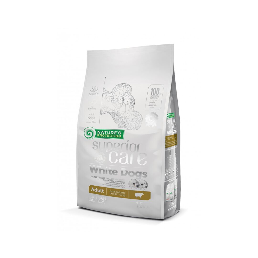 Nature's Protection Cordero Perro Adulto Pelo Blanco Peque&ntilde;a Y Mini 17 Kg, , large Imagen numero 1