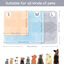 Nobleza Manta Suave de Felpa para Perros Gatos y Otras Mascotas Lavable Color Gris 160x100cm, , large indicador imagen numero 2
