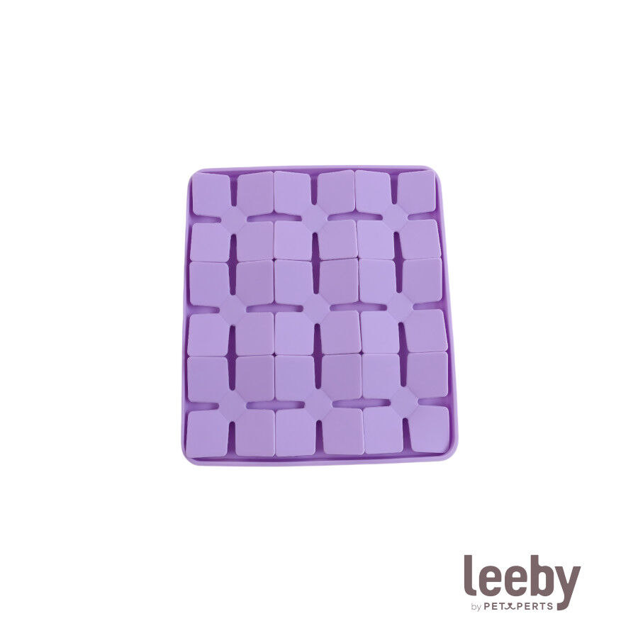 Leeby Alfombrilla de Lamer Morado para perros y gatos, , large Imagen numero 2
