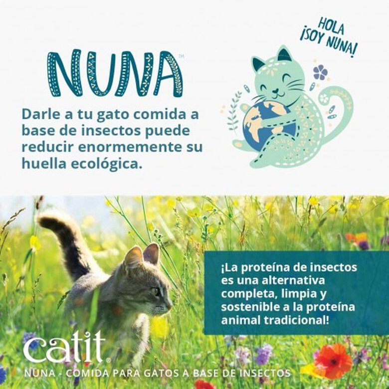 Catit Nuna Insectos y Arenque pienso para gatos, , large image number null