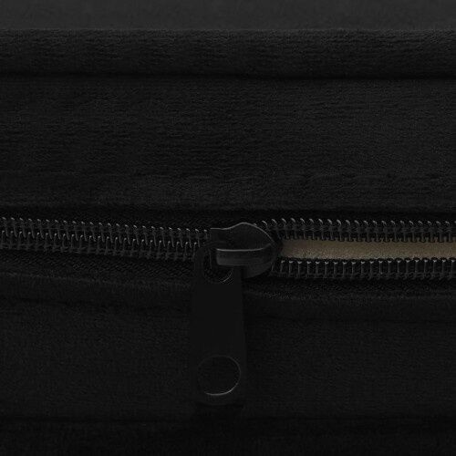 Vidaxl sof&aacute; redondo negro para perros, , large Imagen numero 3