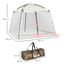 Outsunny Carpa con Mosquiteras Blanco, , large indicador imagen numero 3