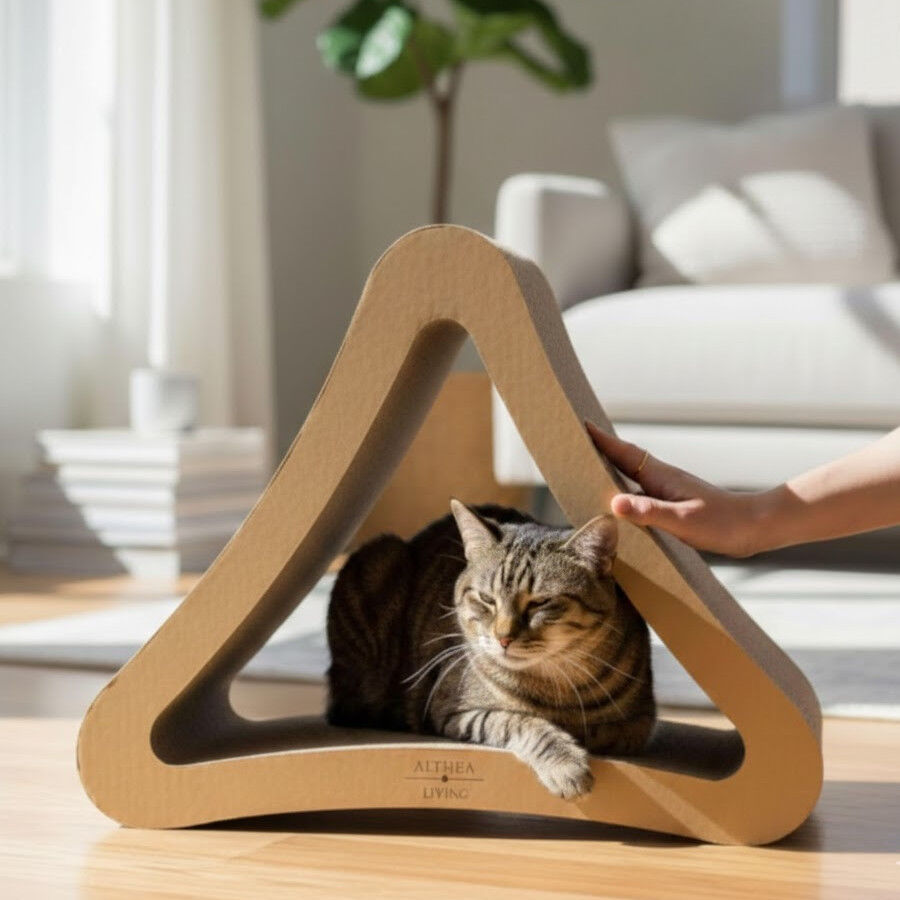 Althea Living - Rascador para gatos Delta, cart&oacute;n corrugado, , large Imagen numero 5