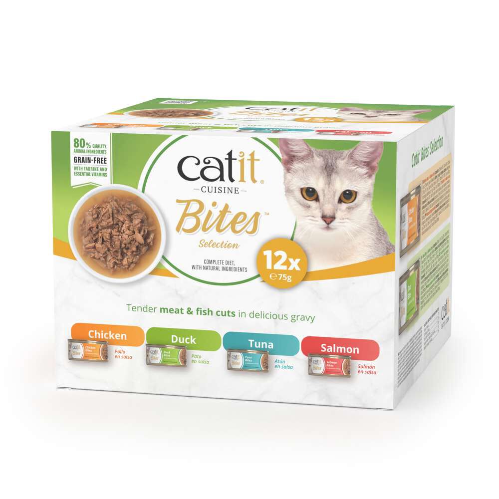 Catit Cuisine Bites Pack Variado, 12x75g, , large Imagen numero 1