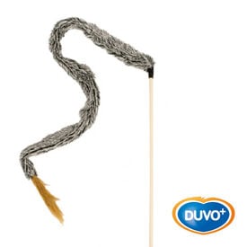 Duvo Caña juguete cola peluche para gatos 