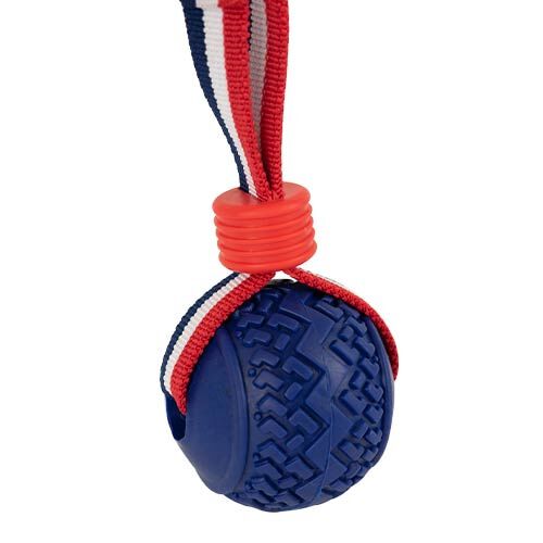 Lanzador el&aacute;stico con pelota LANZADOR PELOTA OVALADA ROJA, , large Imagen numero 4