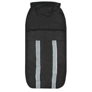 Record Impermeable con Bolsillo Negro para perros