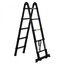 Escalera telescopica plegable color Negro, , large indicador imagen numero 2