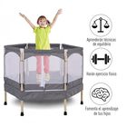 Trampolín infantil Homcom para mascotas y niños color Gris, , large image number null