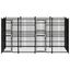 Vidaxl perrera con puerta de bisagras para perros, , large indicador imagen numero 4