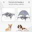 PawHut cama elevada con toldo para perros, , large indicador imagen numero 4