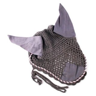 Mosquero Deluxe para caballos color Gris/Rosa/Plateado