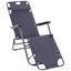 Outsunny Tumbona Reclinable y Plegable Silla de Playa Tumbona Relax Plegable con Respaldo Ajustable Reposabrazos Almohada y Reposapiés para Jardín Balcón Carga 136 kg 135x60x89 cm Gris, , large indicador imagen numero 1