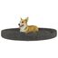 Vidaxl cama redonda acolchada gris oscuro para perros, , large indicador imagen numero 4