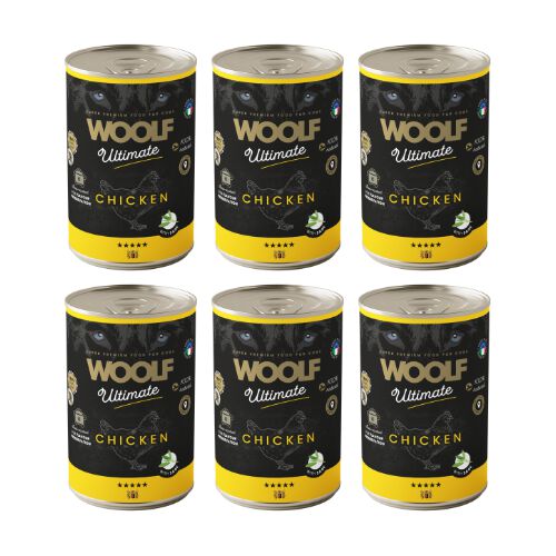 Woolf comida húmeda de pollo para perros thumbnail