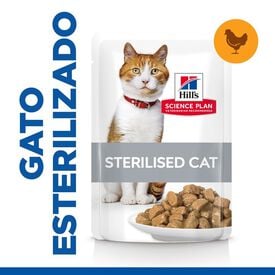 Hill's Science Plan Sterilized Young Adult Pollo sobre para gatos
