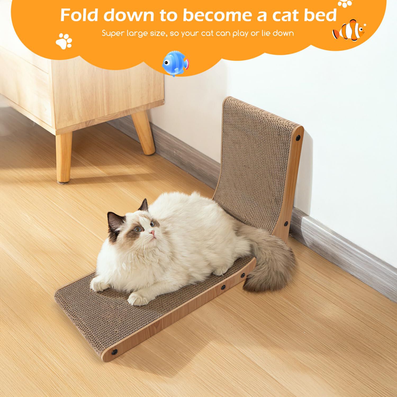 Nobleza Rascador en Forma de L para Gatos thumbnail