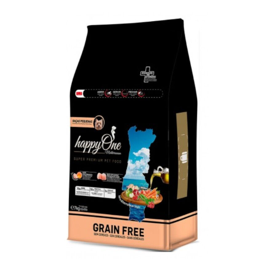 happyOne Mediterraneum Grain Free de Carne Fresca de Aves pienso para perros, , large Imagen numero 1