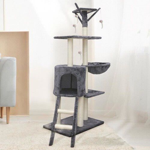 Cstore jipsy &aacute;rbol con 3 plataformas gris para gatos, , large Imagen numero 2