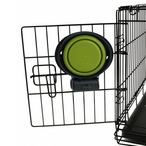 Comedero plegable con soporte de jaula color Verde, , large Imagen numero 3