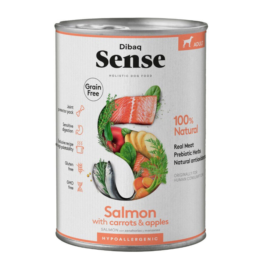 Dibaq Sense Grain Free Adult Salmón lata para perros