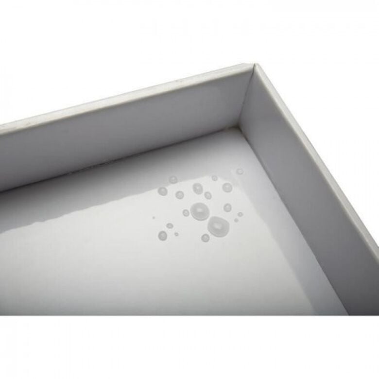 Petsafe arenero de repuesto de cristal azul y blanco para perros thumbnail