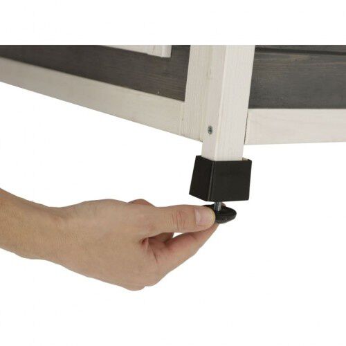 Kerbl casa de exterior gris y blanco para gatos, , large Imagen numero 3