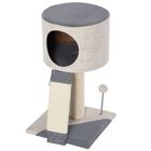 Rascador en torre con bola PawHut para gatos color Gris, , large image number null