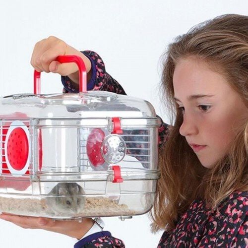 Zolux rody 3 jaula roja para roedores pequeños thumbnail