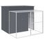 vidaXL Caseta perros con corral acero galvanizado gris 214x1069x181 cm, , large indicador imagen numero 19