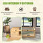 PawHut Casa para Tortugas Madera Natural, , large indicador imagen numero 4