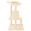 vidaXL Rascador para gatos con postes para rascar color crema 82 cm, , large indicador imagen numero 3