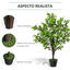 Outsunny Planta Artificial en Maceta Altura 120 cm Árbol de Olivo Sintético con 1080 Hojas Realistas y 108 Frutos Decoración para Interior Exterior Salón Oficina Verde, , large indicador imagen numero 5