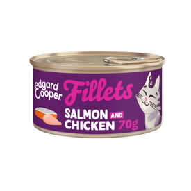 Edgard & Cooper Filetes de Salm&oacute;n y Pollo Lata para gatos