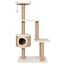 Rascador para gatos con múltiples plataformas color Beige, , large indicador imagen numero 3