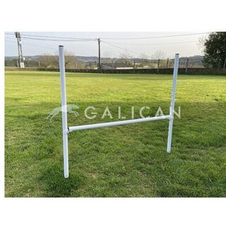 Galican valla agility de jardín blanca para perros