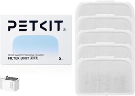 PETKIT Filtro para fuente de agua de gato,5 unidades, compatible con la fuente sin cable EVERSWEET MAX para gatos, carb&oacute;n activado, filtraci&oacute;n de alta eficiencia