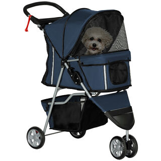 PawHut Cochecito Azul para Perros 