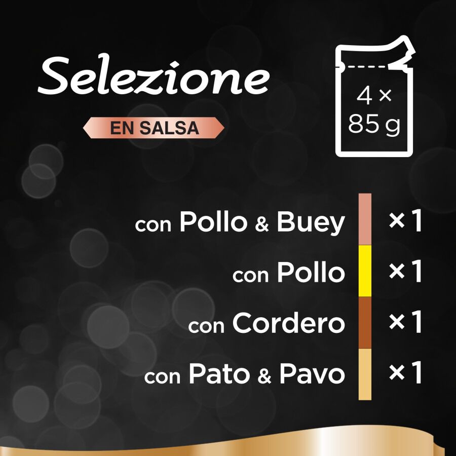 Sheba Selezione Carnes Salsa en Bolsita para Gatos - Multipack thumbnail